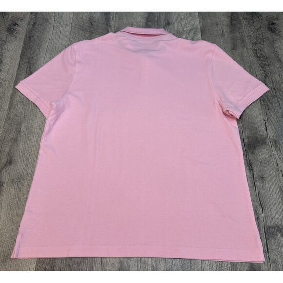 Jos A Bank Polo Shirt Mens Large Pink Cotton Tailored Fit Short Sleeve $45 NEW - Picture 2 of 7